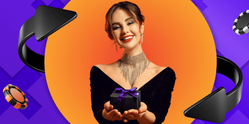 Stale premie Cashback. W zależności od tego, na jakim poziomie w programie VIP jesteś, możesz odzyskać część wcześniej straconych w kasynie środków.