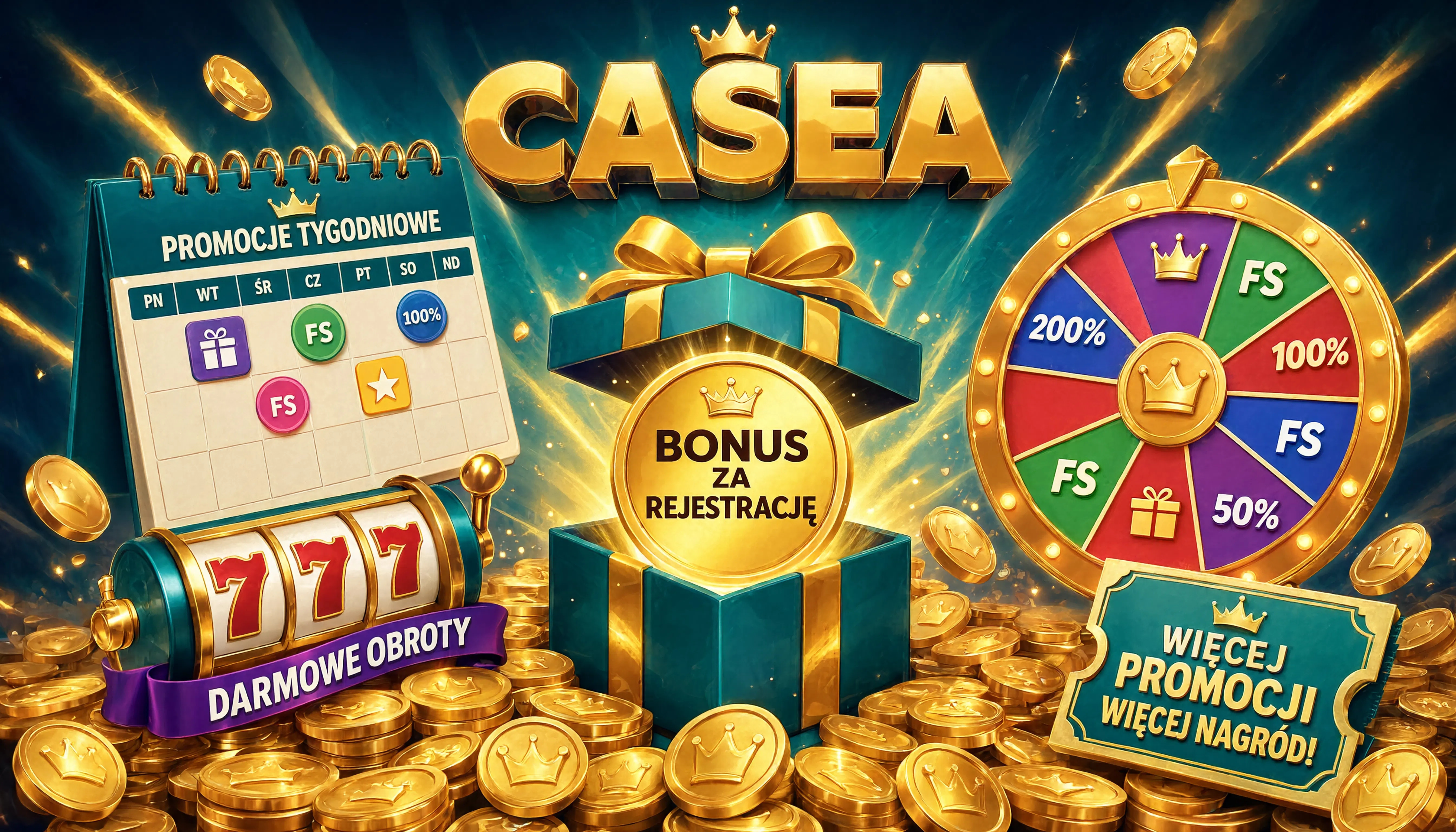 Warunki bonusu powitalnego i zasady obrotu w Casea Casino
