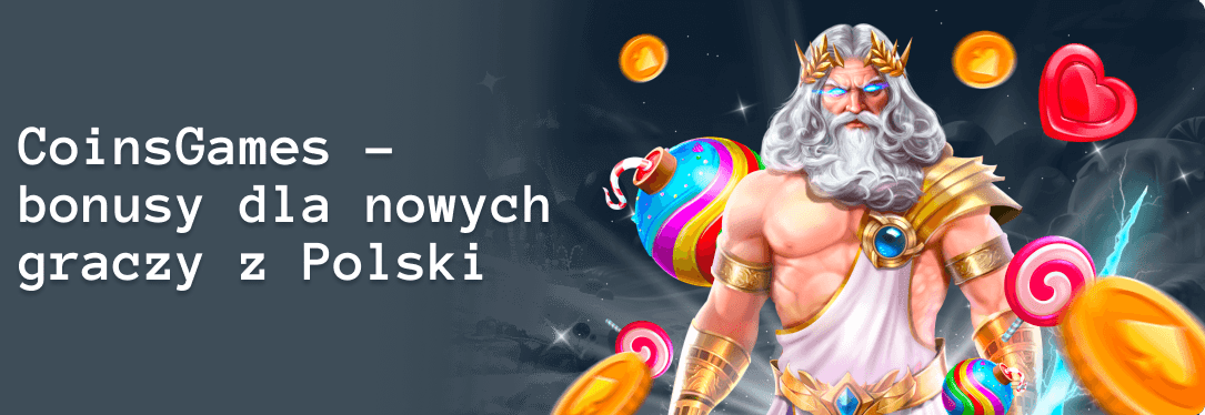 CoinsGames Casino CoinsGames - bonusy dla nowych graczy z Polski