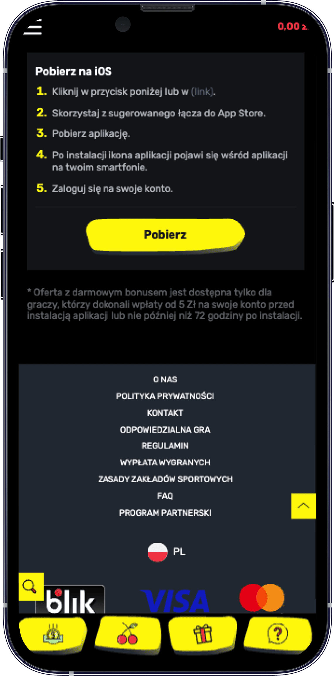 Jak zainstalować aplikację SlottyWay na iOS Jak zainstalować aplikację SlottyWay na iOS
