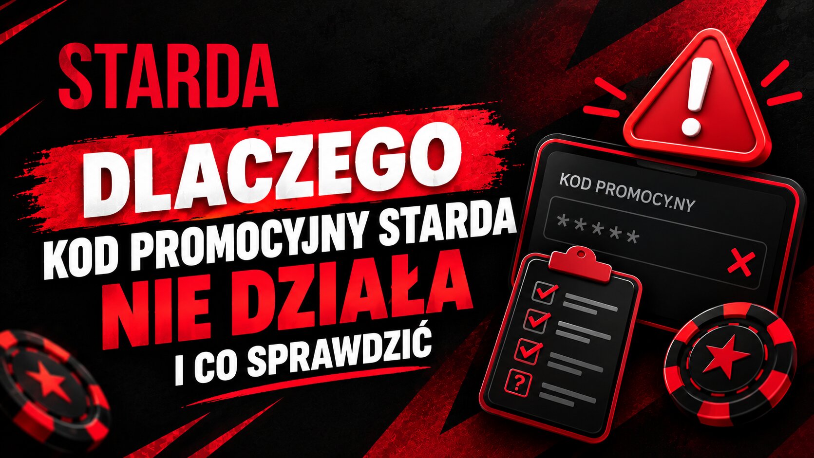 aktywacja kodu promocyjnego starda podczas rejestracji lub w profilu