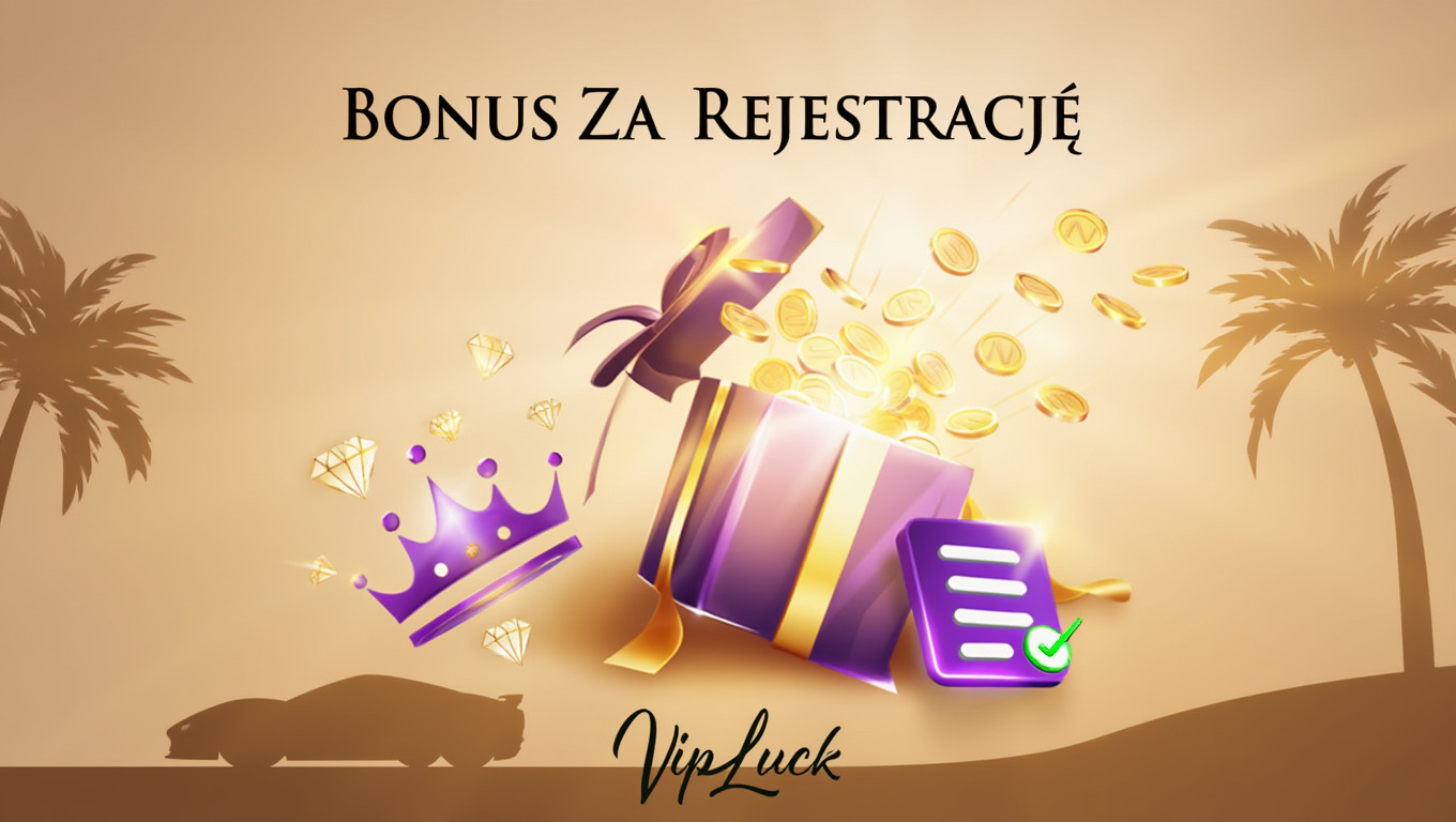  Bonus powitalny za rejestrację w VipLuck Kasyno   jak go zdobyć