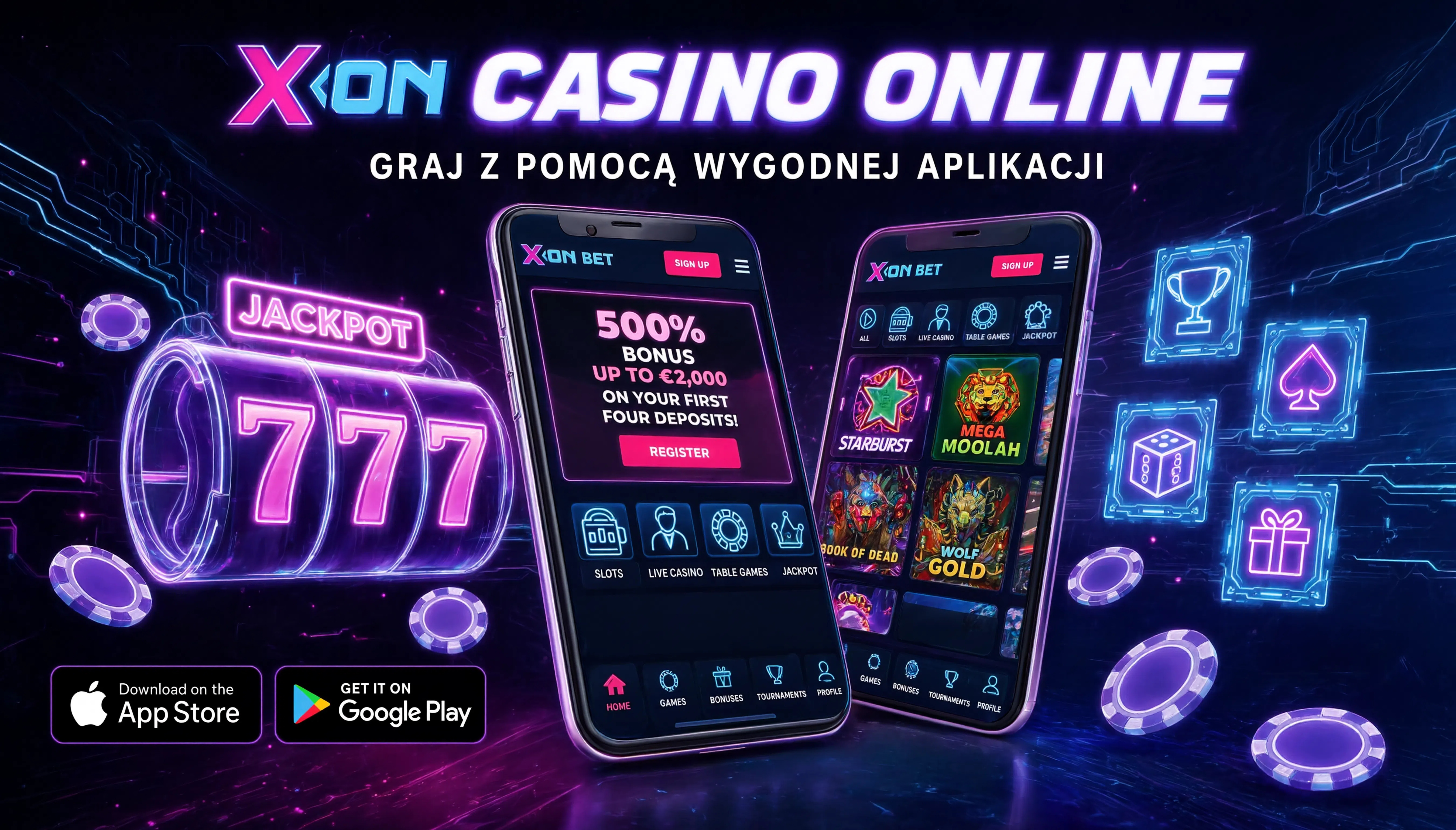 Recenzja aplikacji Xon Bet Casino funkcje, bonusy, opinie