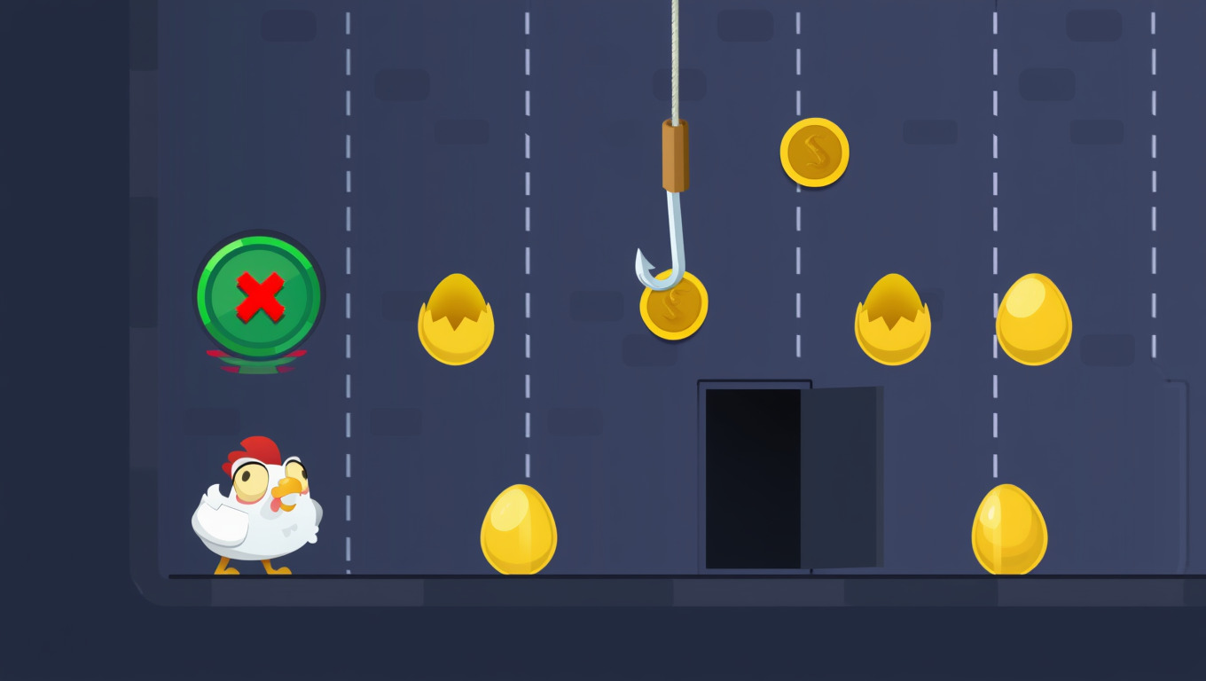 Fałszywa strona kasyna online imitująca popularną grę