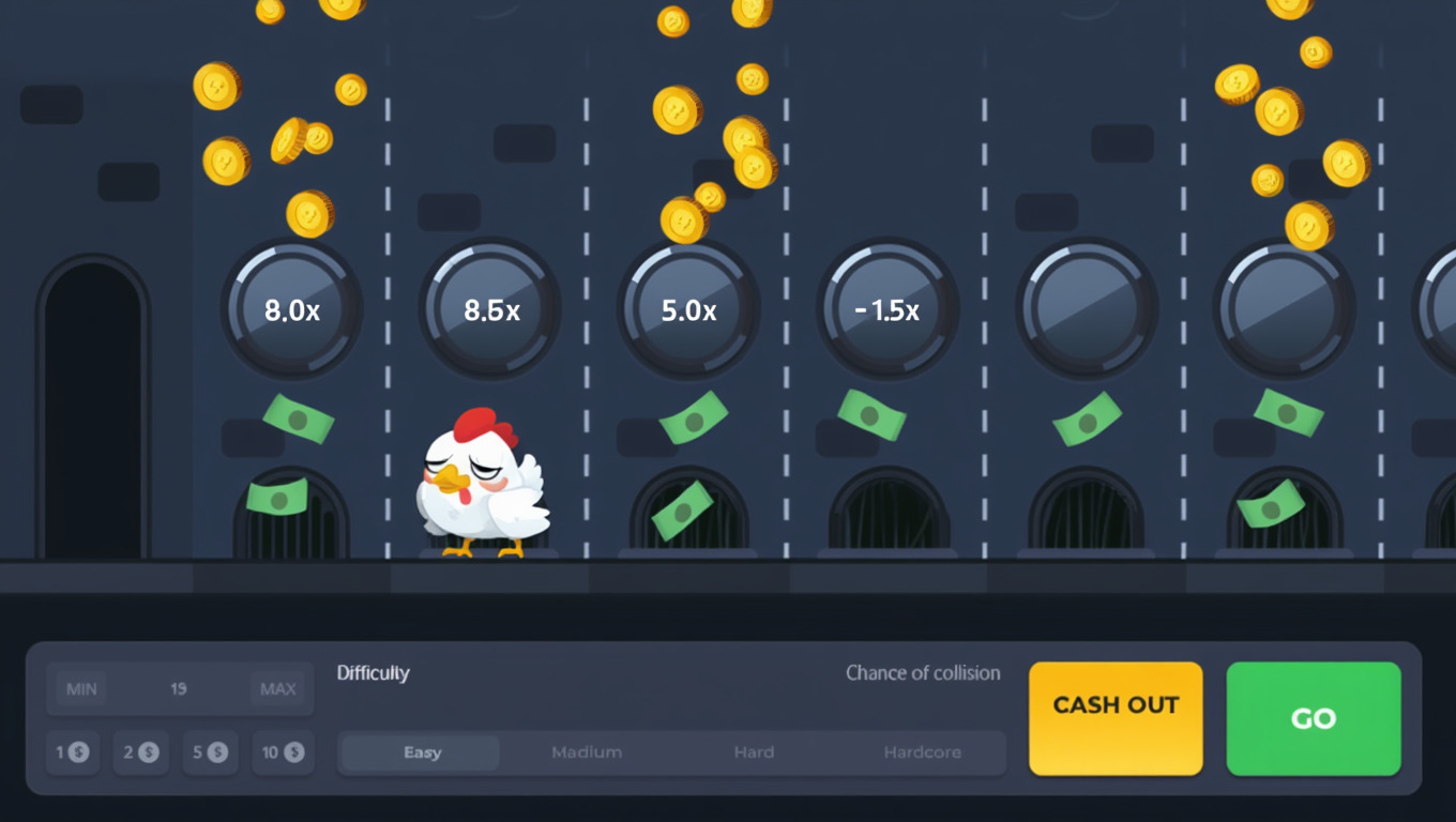 Gracz obstawiający wysokie stawki w grze online z ryzykiem strat finansowych